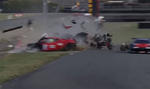 Ferrari 458 Italia GT3 Crashes. Shatters Into A Million Pieces