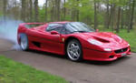Ferrari F50 Burnout