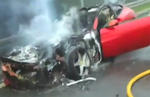 Ferrari FF On Fire