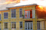 Firefighters Rescue Man From Burning AIG Campus