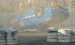 Ford Mustang Drifts To A Roof Halt
