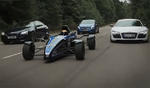 Formula Ford vs Audi R8 vs BMW M6 vs Mercedes A45 AMG