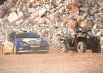 Gymkhana: Peugeot WRC vs ATV Babe