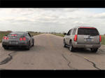 Hennessey Cadillac Escalade vs Nissan GT R