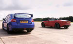 Jaguar F Type V6 S vs Subaru WRX STI