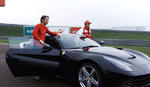 Kimi Raikkonen Tests the Ferrari F12 Berlinetta on Fiorano