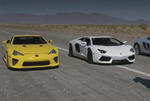 Lamborghini Aventador vs Bugatti Veyron vs Lexus LFA vs McLaren MP4 12C