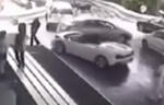 Live: Lamborghini Gallardo Valet Actual Crash