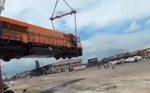 200 Ton Locomotive Gets Dropped From Crane