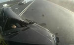 Lucky Russian Escapes Massive Car Crash