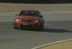 Mercedes C63 AMG Coupe Black at Laguna Seca Part 2