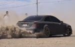 Mercedes CLK63 AMG Black Series Drifting in the Sand
