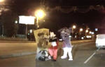 Mickey Mouse and SpongeBob Involved in Road Rage Incident
