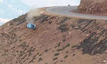 Mitsubishi Evo Takes Scary Cliff Dive At Pikes Peak