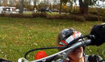 Motorciclyst Hooks Another Rider By Helmet