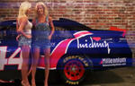 NASCAR Twins Angela And Amber Pose For The Camera
