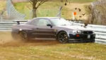 Nissan Skyline GT R R34 Crashes On The Nurburgring