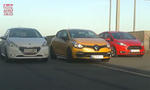 Peugeot 208 GTi vs 2013 Renault Clio RS vs 2013 Ford Fiesta ST