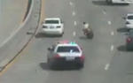 Police vs Bike Chase Ends in GTA Style Crash