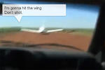 Police Car Stops Plane