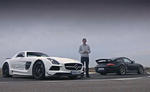Porsche 911 GT2 RS vs Mercedes SLS AMG Black