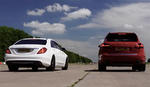 Porsche Cayenne Turbo S vs Mercedes S63 AMG