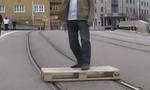 New Public Transportation Idea Uses Tram Rails and Pallets