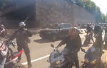 Range Rover Runs Over Bikers in NY