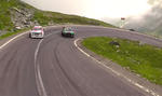 Transfagarasan Seen Through The Side Window Of A BMW E30
