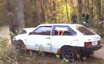 Tree Saves Photographer From Runaway Rally Car