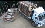 Truck Driver Turns On A Dime