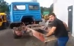 Truck Gets 2 Wheels And 2 Legs Drive