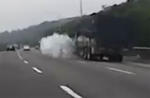 Truck Tire Explodes
