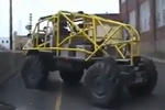 Extreme Unimog Climbs Concrete Barrier