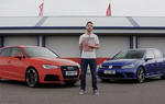 Volkswagen Golf R vs Audi RS3
