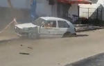 Volkswagen Golf Rally Car Hits Bystanders