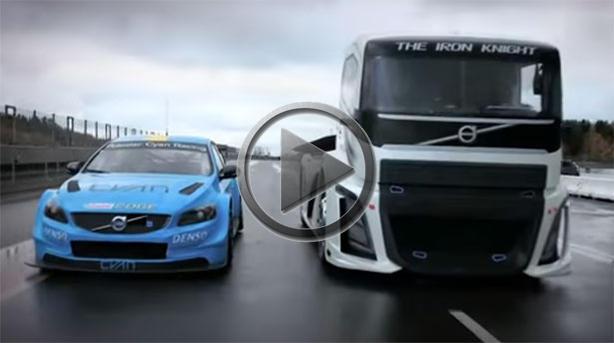 Volvo S60 Polestar vs Racing Truck